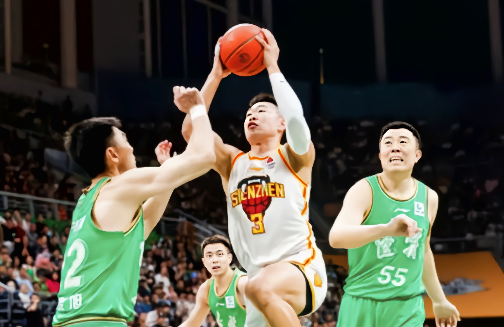 辽宁男篮实力碾压对手，赢得连胜